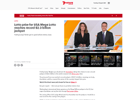 Aussies chase monster $2.3 billion USA Mega Lotto win